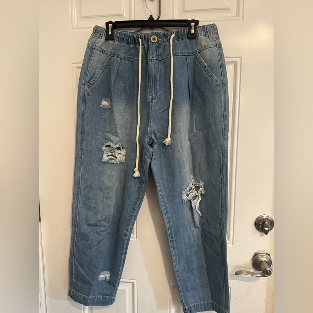 Easel Light Blue Relaxed Fit Jeans